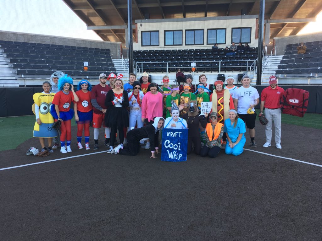 Baseball, softball teams host fourth annual Halloween fundraiser game
