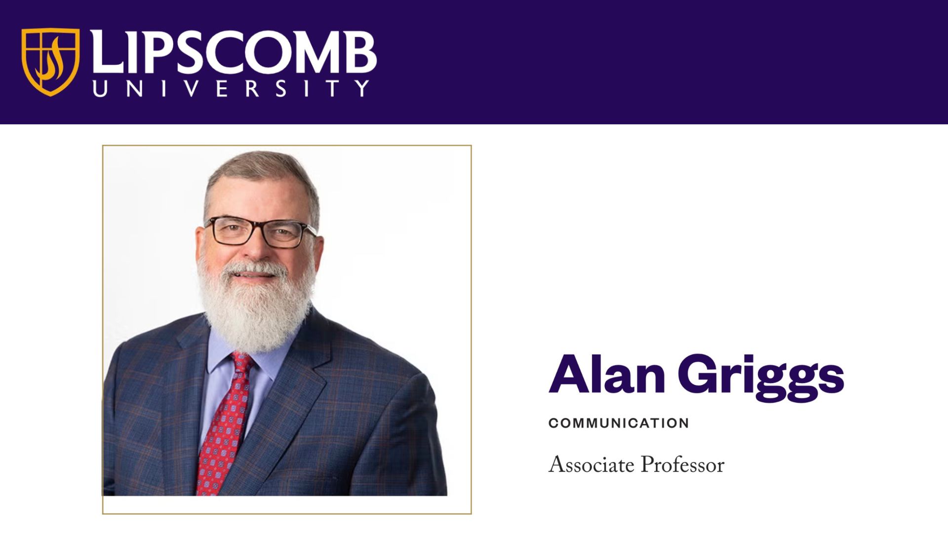 Vienna Update No. 6: Lipscomb Vienna Program Sponsor Alan Griggs